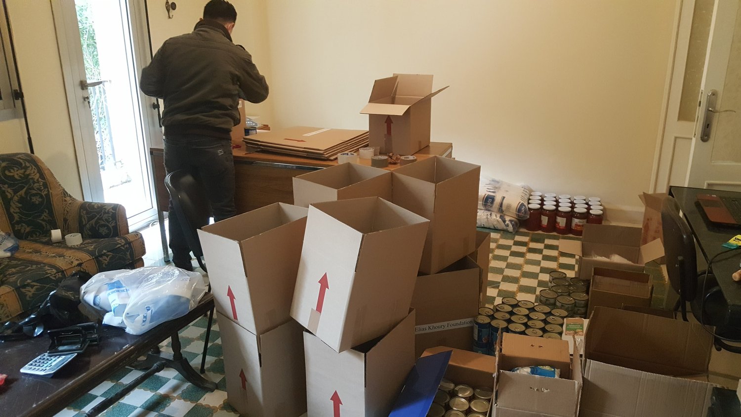 Supplies for a Lebanese orphanage